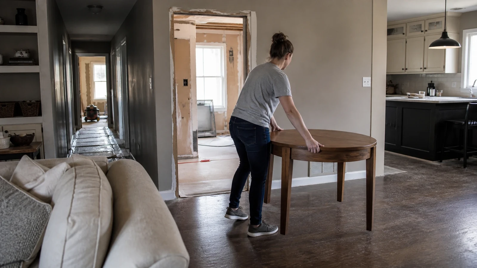 Photographie éditoriale — Planifier un chantier intérieur sans bloquer le quotidien