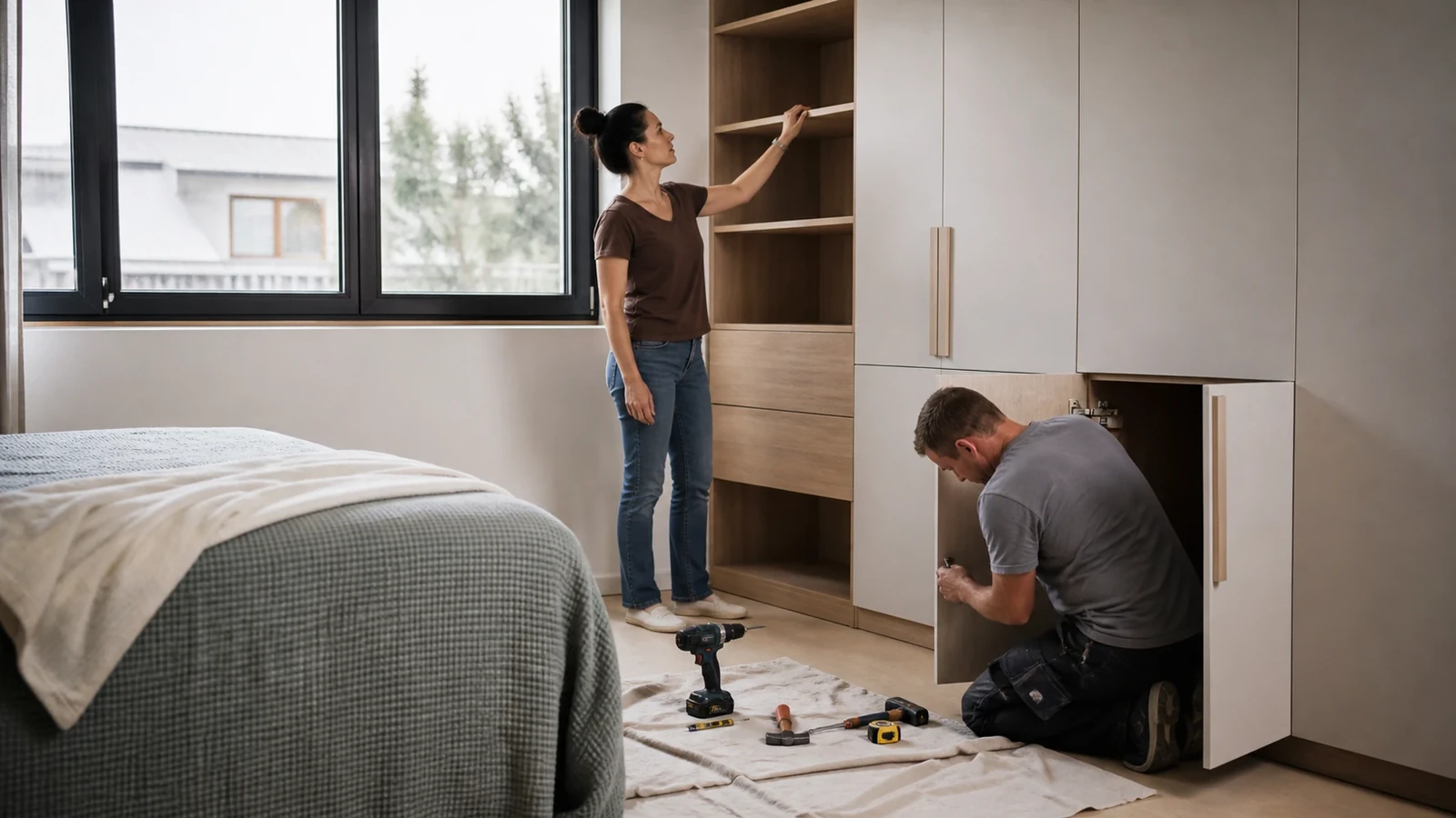 Photographie éditoriale — Planifier un chantier intérieur sans bloquer le quotidien